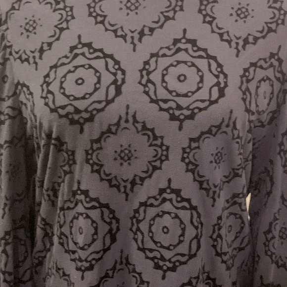 PLENTY by TRACY REESE for ANTHROPOLOGIE Print Bell Sleeves‎ Cowl Neck Min… - Picture 6 of 9